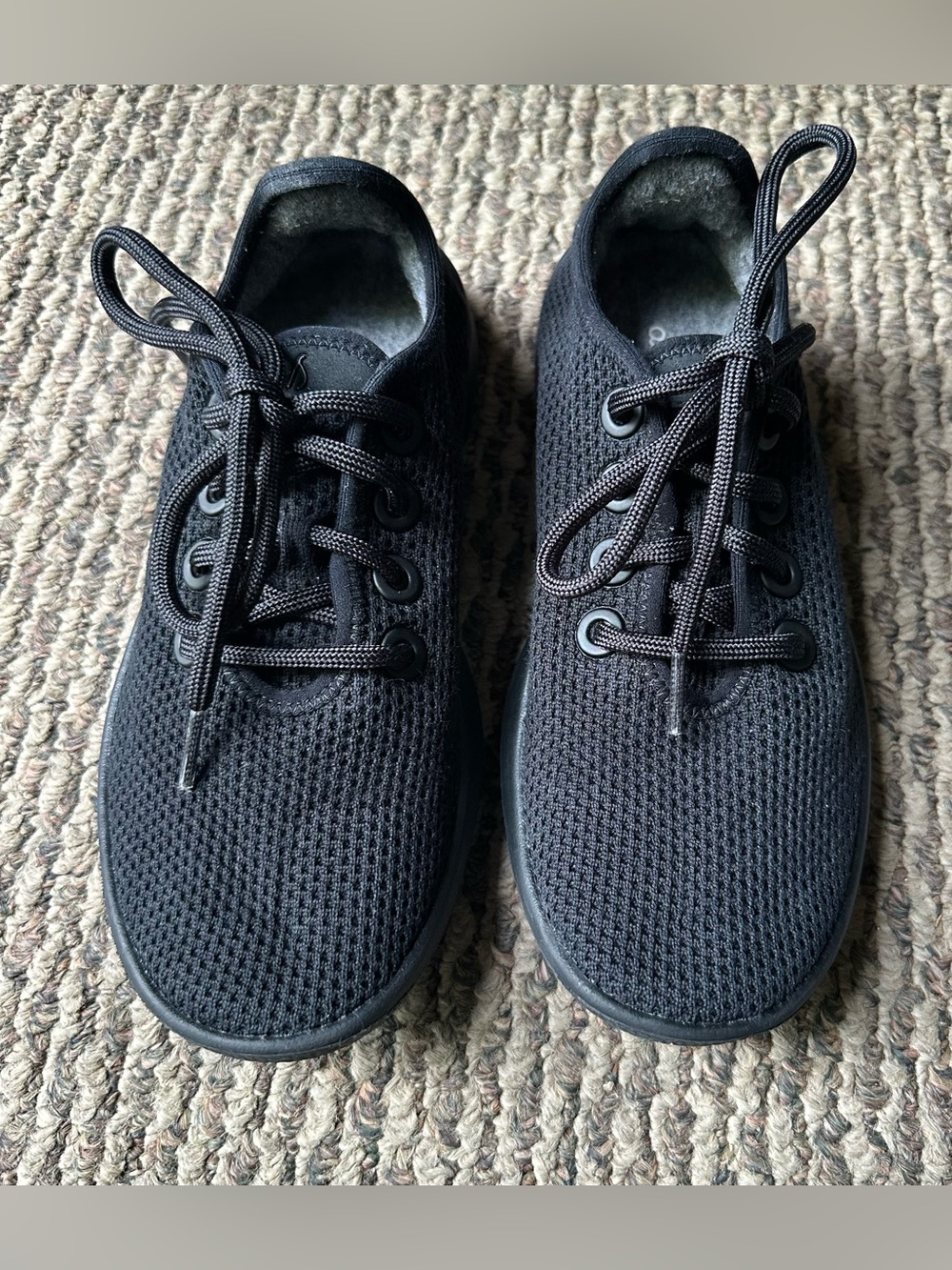 Allbirds Tree Runners TR Womens Black Athletic Running Shoes Size 6